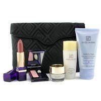 ESTEE LAUDER by Estee Lauder Travel Set: Cleanser 50ml + Lotion 30ml + Day Cream 7ml + Lipstick + Eyeshadow + Bag--5pcs+1bagestee 