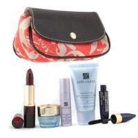 ESTEE LAUDER by Estee Lauder Travel Set: Cleanser 30ml + Hydra Complete Crm 7ml + Perfectionict (CP+) 4ml + Lipstick + Mascara + Bag--5pcs + 1bagestee 