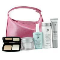 LANCOME by Lancome Travel Set: Cleanser + P/O Cream + P/O Essence + Body Sculptesse + Maquicake UV + EDP + Bag--7pcs+1baglancome 