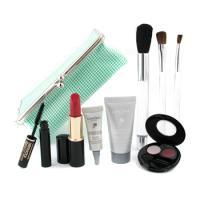 LANCOME by Lancome Travel Set: Moisturizer 15ml+ Eye Treatment 4g+ L/S+ E/S Duo+ Definicils+ 3x Brush+ Bag--8pcs+1baglancome 