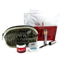 SK II by SK II Travel Set: Signs Trt Totality 15g + Mascara 7g + Eyeshadow + 2x Signs Dual Trt Mask + Bag--5pcs+1bagtravel 