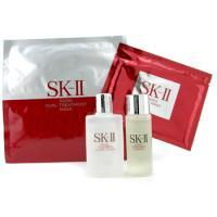 SK II by SK II Travel Set: FT Essc. 30ml + Clear Lotion 40ml + 1x Signs Eye Mask + Signs Dual Trt Mask--4pcstravel 