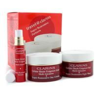 Clarins by Clarins Super Restorative Partners: Day Cream 50ml  + Night Cream 50ml + Serum 10ml--3pcsclarins 