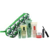 CLINIQUE by Clinique Travel Set: Facial Soap + DDML + Continuous Cream + Eye Cream + Body Cream + Mascara--6pcs+1bagclinique 