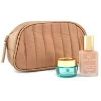 ESTEE LAUDER by Estee Lauder Travel Set: Double Wear Makeup 30ml + Daywear Plus Creme 15ml + Bag--2pcs+1bagestee 