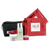 SK II by SK II Travel Set: Cleanser + Essence + Nourishing Cream + Eye Film + 2xEye Mask + Bag--6pcs+1bagtravel 