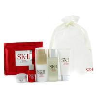 SK II by SK II Travel Set: Cleanser+ Skin Refining Trt+ Essc. UV+ FT Essc. 30ml+ Facial Lift+ Signs Eye Mask+ Bag--6pcs+1bagtravel 