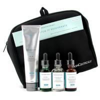 Skin Ceuticals by Skin Ceuticals Rejuvenate Skin System IV: UV Defense 90ml + CE Ferulic 30ml + Phyto 30ml + Line Defense 30ml + Bag--4pcs+1bagskin 