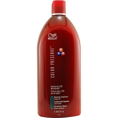 WELLA by Wella COLOR PRESERVE REPAIRING CONDITIONER FOR DAMAGED HAIR 33.8 OZwella 