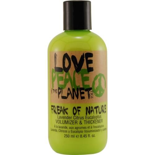 LOVE PEACE & THE PLANET by Tigi FREAK OF NATURE VOLUMIZER & THICKENER 8.45 OZlove 