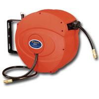 3/8" x 33' Plastic Enclosed Retractable Hose Reel with Hoseplastic 