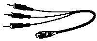 CABLE ADAPT CARB/UNIV A 12IN. F/OTC SCAN TOOLScable 