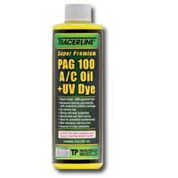 8 OZ BOTTLE PAG 100 A/C OIL W/DYEbottle 