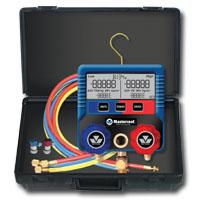 DIGITAL 134A GAUGE SET W/60\" HOSES & MANUAL COUPLEdigital 