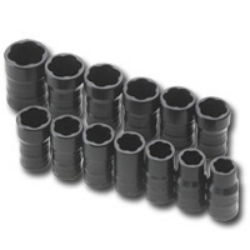 TURBO SOCKET SET 13PC 3/8\" DR SAE & METRICturbo 