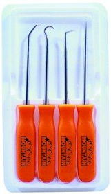 PICK & AWL SET 4 PC. NEON HANDLES IN TRAYpick 