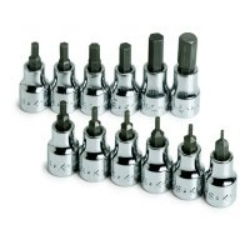 SOCKET HEX BIT SET 3/8IN. DRIVE 12PC SAEsocket 