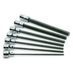 SOCKET HEX BIT SET 3/8IN. DRIVE 7PC SAE LONGsocket 