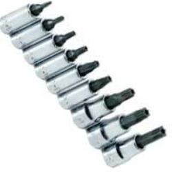 SOCKET SET TORX TAMPERPROOF 9PC 1/4 & 3/8IN. DRIVEsocket 