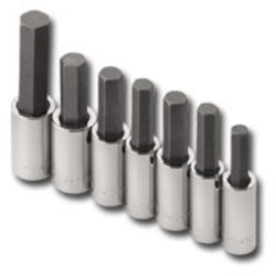 7PC MET HEX BIT SCK SETmet 