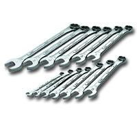 WRENCH SET COMB. 14PC METRIC RAISED PANEL IN ROLLwrench 