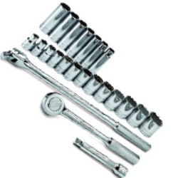 TOOL SET 1/2IN. DRIVE 23PC SAE 6&12 POINT W/RATCHtool 