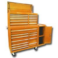 42\" 21 DRAWER CHEST/CABINET W/ RB SLIDES ORANGEdrawer 