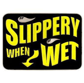 Graffiti Expressions Buckle - Slippery When Wetgraffiti 