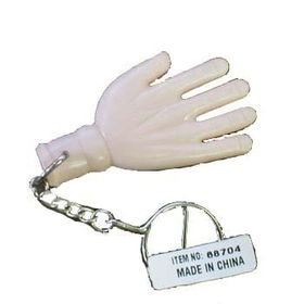 Bendable Hand Keychain. Case Pack 72bendable 