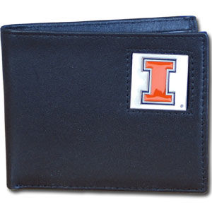 College Bi-fold Wallet - Illinois Fighting Illinicollege 