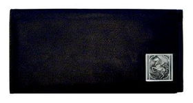 Executive Leather Checkbook Cover - Rearing Horseexecutive 