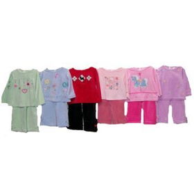 Infant Girls Velour Set Case Pack 36infant 