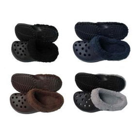 Mens Clogs with Removeable Fur Lining Case Pack 36mens 