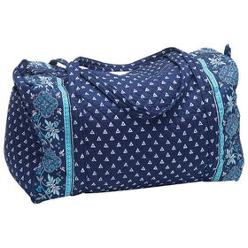 Quilted Duffle Bag (Navy)quilted 