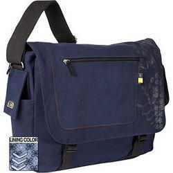 15.4 Blue Messenger Bag/Canvasblue 