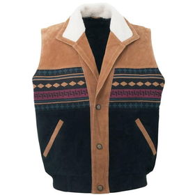 Casual Outfitters&trade; Solid Genuine Suede Leather Vest (3X)casual 