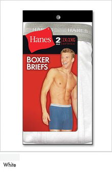 Hanes White Boxer Briefs - 6 pairshanes 