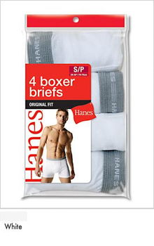 Hanes White Boxer Briefs - 8 pairshanes 