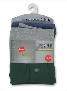 Mens Classics Comfort Soft Waistband Knit Boxer-Solids - 6 pairsmens 