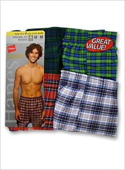 Mens Tartan Boxer - 8 pairsmens 