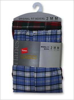 Mens Classics Woven Tartan Boxer - 8 pairsmens 