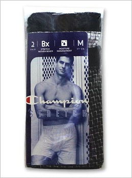 Champion Men's Essentials Stretch Woven Boxers - 4 pairschampion 