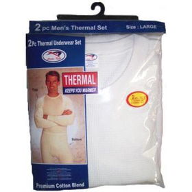 Men's 2 Piece Thermal Underwear Set. Case Pack 24men 