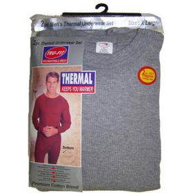 Mens 2 Piece Color Thermal Set Case Pack 24mens 