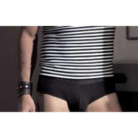 Mens Beau Monde Pouch Brief Black Case Pack 6mens 