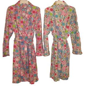 Women's Dot Bathrobe Case Pack 12womens 