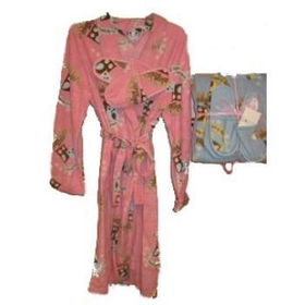 Women's Polar Fleece Owl Bathrobe Case Pack 12women 