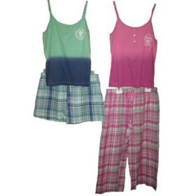 Women's Peace Short Pajama Set Case Pack 24women 