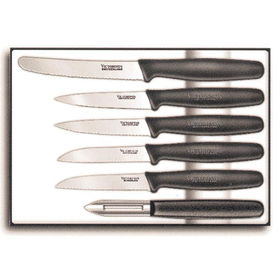 6-Piece Paring Set, Black Nylonpiece 