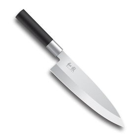 Wasabi, Deba, Black Handle, 8 1/4 in.wasabi 